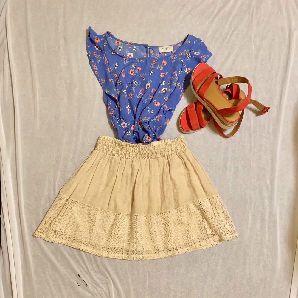 Beige skirt